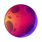 Bottom Left Planet